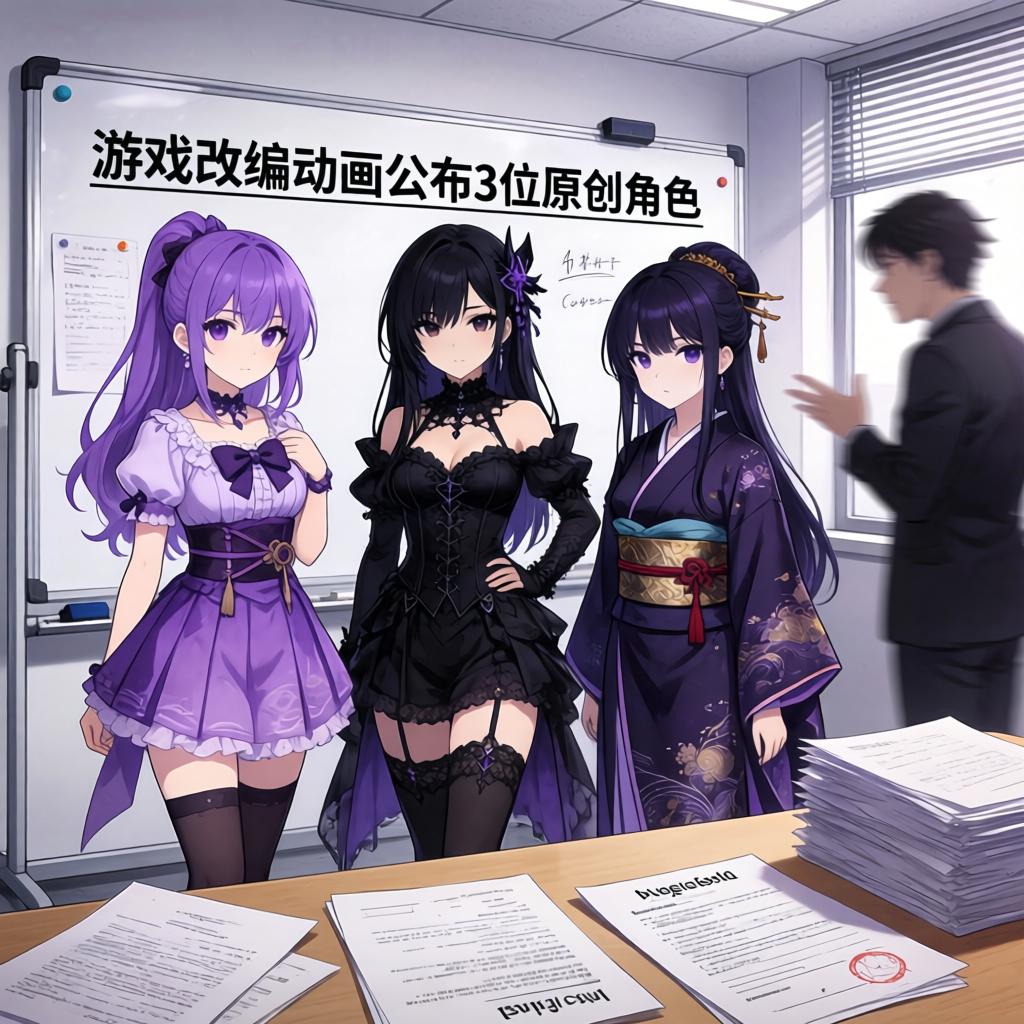 游戏改编动画公布3位原创角色，背后竟隐藏编剧与发行商的创作纠纷