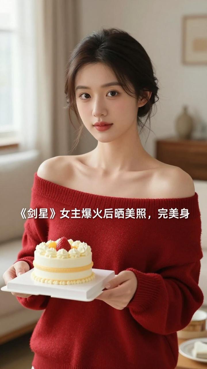 《剑星》女主爆火后晒美照，完美身材背后竟藏这个秘密