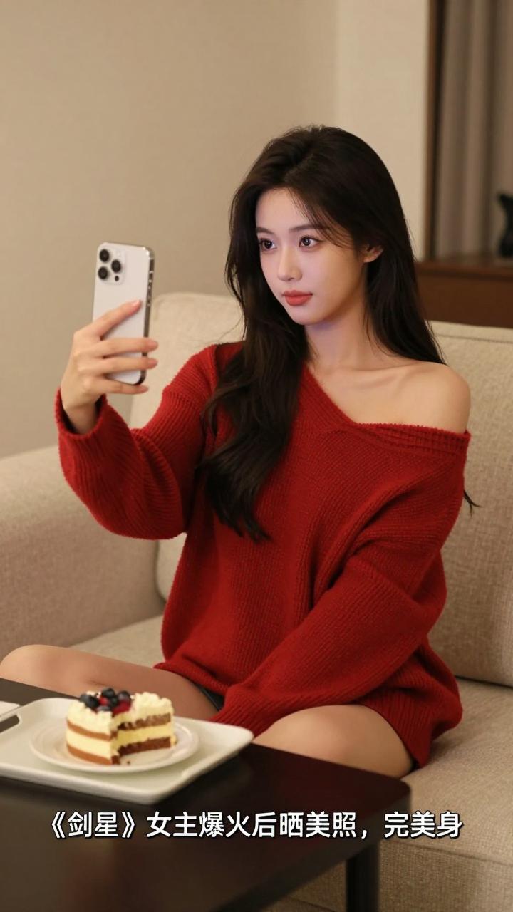 《剑星》女主爆火后晒美照，完美身材背后竟藏这个秘密第一张图