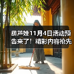 葫芦娃11月4日活动预告来了！精彩内容抢先看（图4）