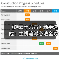 《燕云十六声》新手速成：主线流派心法全攻略（图3）
