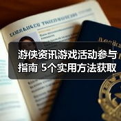 游侠资讯游戏活动参与指南 5个实用方法获取奖励(图1) 游侠资讯游戏活动参与指南 5个实用方法获取奖励(图1)